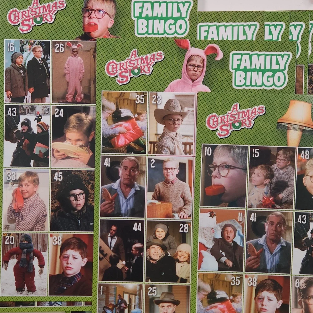 A Christmas Story Family Bingo NWT